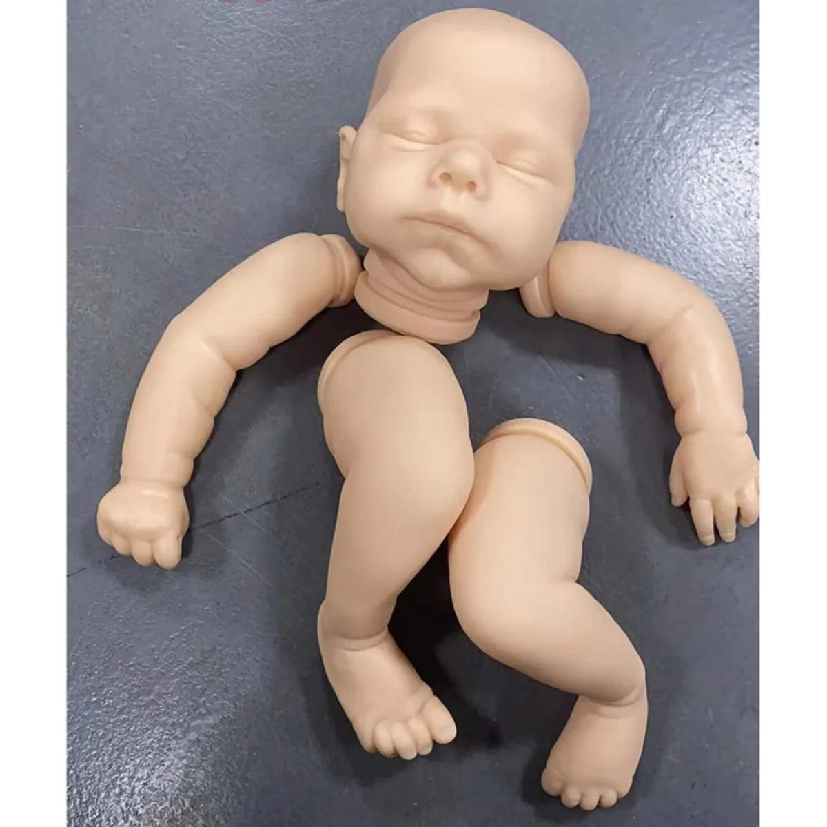 19inch Reborn MARLEY LIMITED EDITION Sleeping Reborn Baby Doll Kit Unfinished Doll Parts with Cloth Body Kit Bebé Reborn