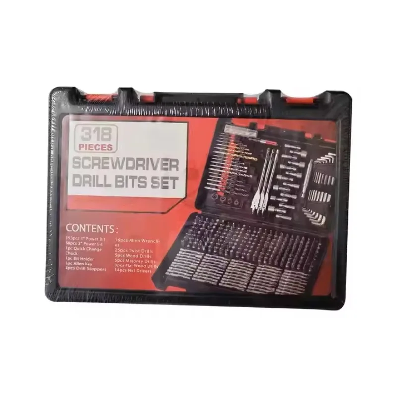 Factory Sale 318PCS Combination DIY Screwdriver and Drill Bit Set in view 3