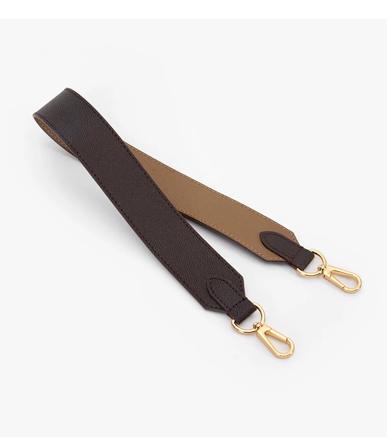 CRAZYSMITH Genuine Leather Replacement Wide Shoulder Bag Strap for LV Onthego Tote Bag Adjustable Crossbody Handbag Belts Straps