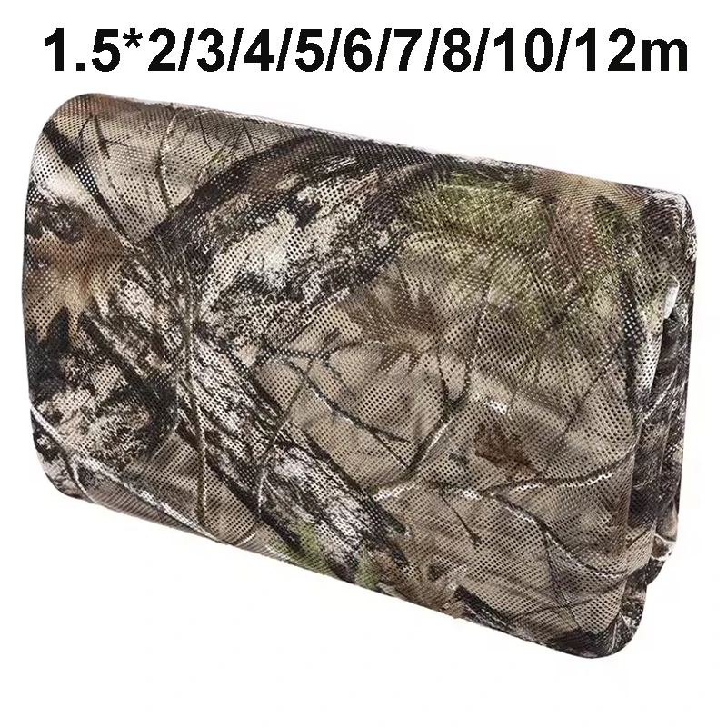 Camouflage Nets 1.5m* 2 3 4 5 6 7 8 10 12 300D Camo Netting For Blinds Surplus Camo Netting For Deer Stand Hunting Duck Tree