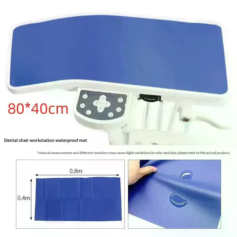 Wear Resistant Non Slip Leather Dental Chair Pad 40x80cm Dentistry Table Waterproof Protective Cloth