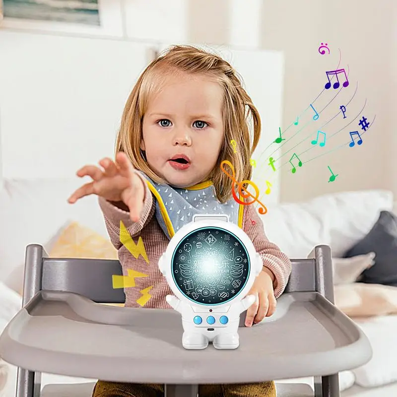 Kids Astronaut Light Projector Astronaut Galaxy Projector With 8 Cartoon Slides Kids Boys Girls Room Decor Projection Toys For