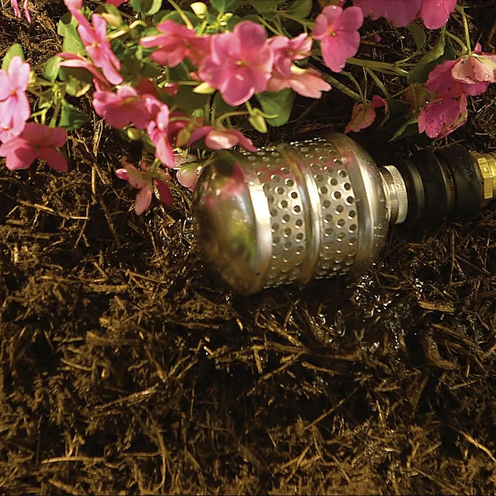 Металлический спринклер-пузырь, спринклер для садовых пятен для мелких районов, алюминиевая насадка-рассеиватель для деликатного полива