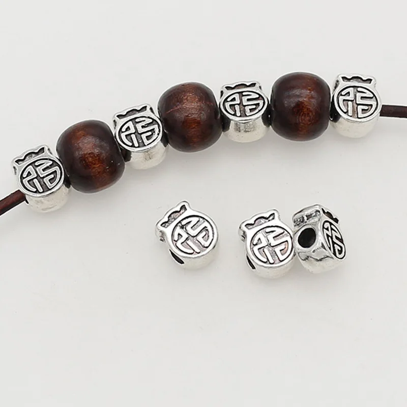 Классические антикварные китайские сладости на удачу, конфеты, свободные бусины 10x8x5 мм, благословение для женщин и мужчин, шармы-разделители на удачу, сделай сам, изготовление ювелирных изделий, 30 шт./партия Классические антикварные китайские сладости на удачу, конфеты, свободные бусины 10x8x5 мм, благословение для женщин и мужчин, шармы-разделители на удачу, сделай сам, изготовление ювелирных изделий, 30 шт./партия