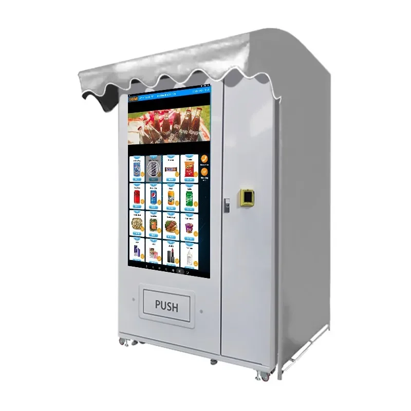 Smart Vending Machine For Foods And Drinks Touch Full Screen Vending Machine For Sale