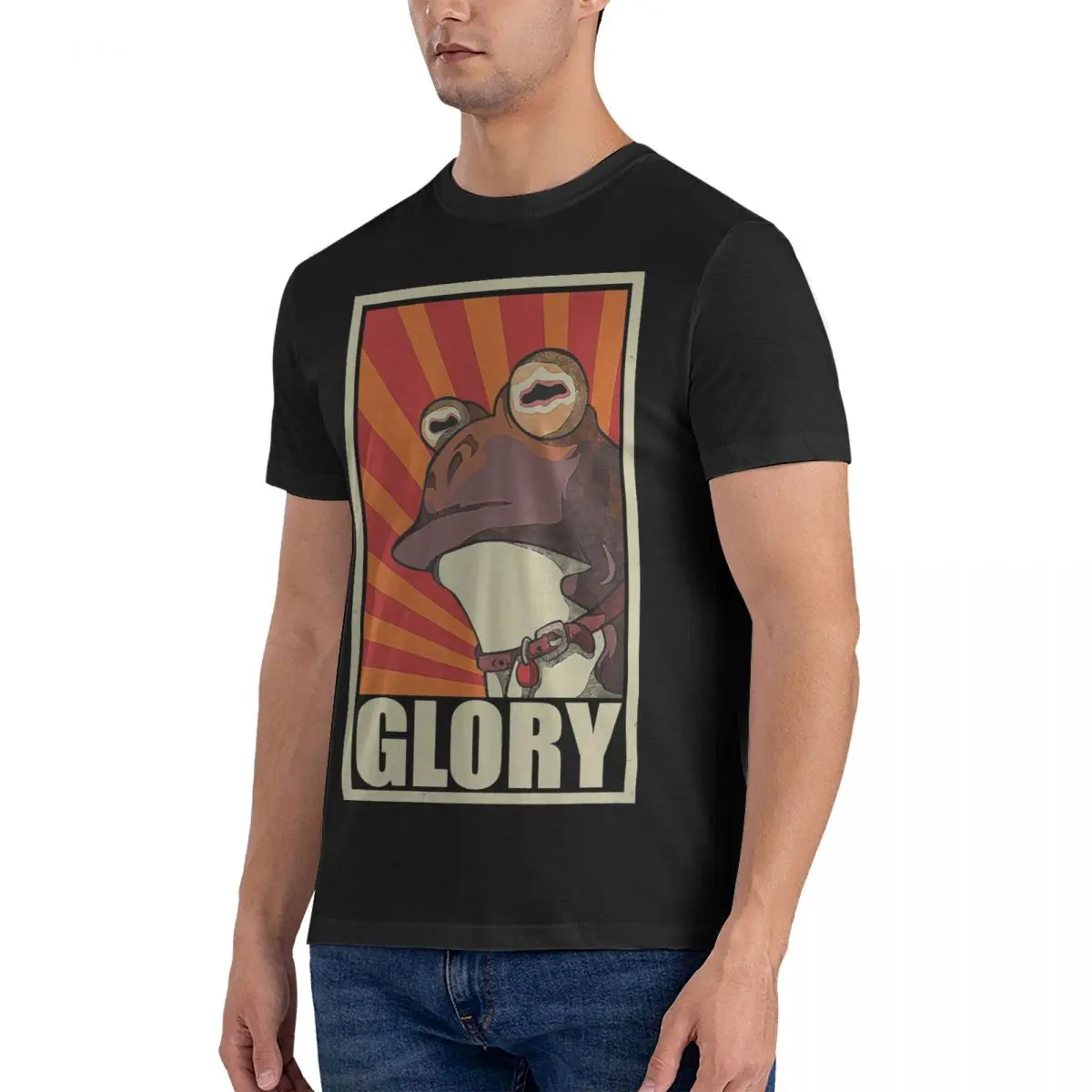 Men T-Shirt Glory Unique 100% Cotton Tee Shirt Short Sleeve F-Futurama T Shirts Round Neck Clothes Adult