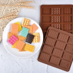 Break Apart Snoepvormen Siliconenvormen Mini Chocoladereep Kleine siliconen mallen voor was smelt Food Grade Non-stick Jello Mold