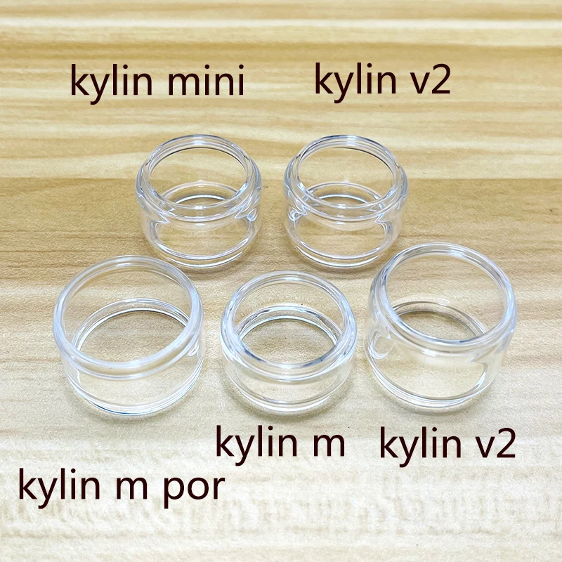

2PCS/3PCS10PC Replacement Normal color bubble GlassTube For Kylin v2 Kylin M Kylin M por/Kylin mini v2 Kylin mini Tank Accessory