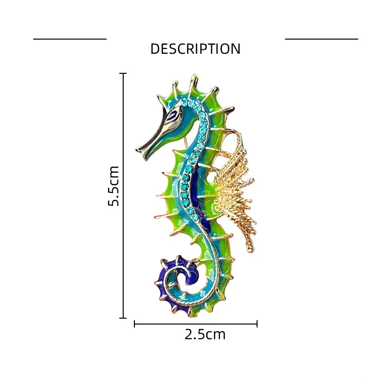 دبابيس بروش بحجر الراين من المينا العتيق للرجال والنساء ، دبابيس ملونة ، حيوانات ، كاجوال ، حفلات ، دبابيس مكتب ، هدايا مجوهرات ، 1: 1000