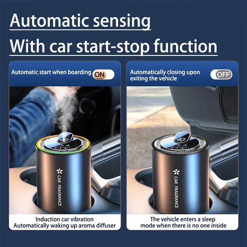 موزع عطر السيارة الذكي ، رائحة الزيوت العطرية ، USB ، معطر هواء صغير ، آلة رائحة للمنزل أو المكتب ، 50: