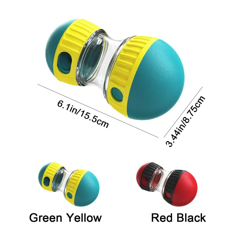 Plastic Dog Treat Leaking Bite-resistant Interactive Pet Training Ball Treat Dispensing Digestion-Improving