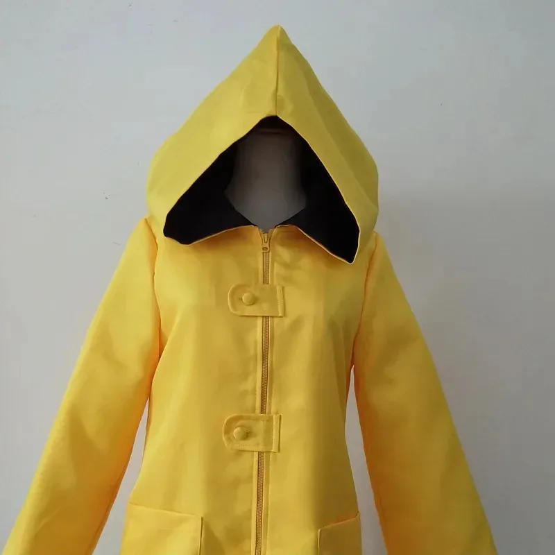 2025 كوابيس جديدة 2 أزياء تنكرية أحادية جائع للأطفال الصغار ستة أصفر سترة طويلة معطف حفلة الهالوين راي AA