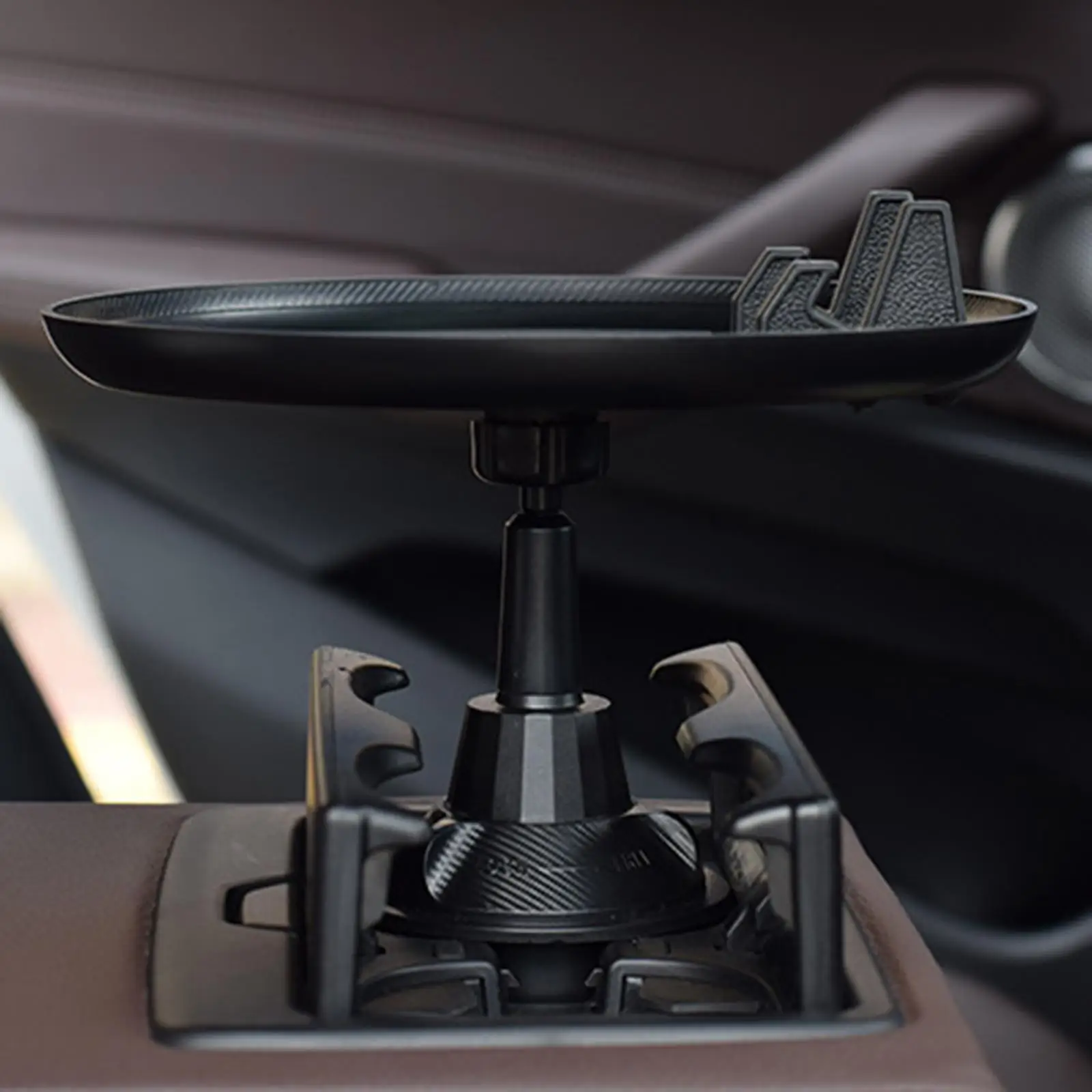 

Multifunction Car Tray Holder Adjustable Extendable Base for Food Beverage Cup