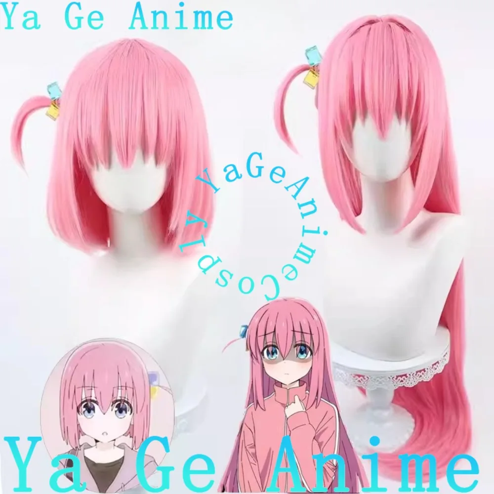 

Боччи! (или: Боччи и его друзья!) Синтетический термостойкий парик для косплея Готоу Хитори, для аниме, игр, Хэллоуина, карнавала, вечеринок