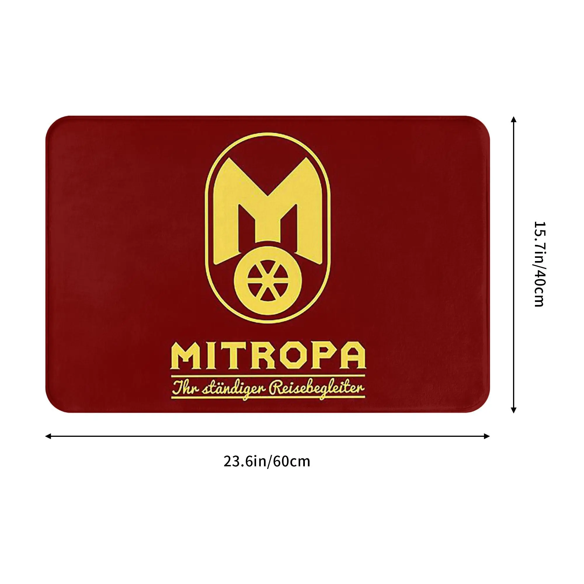 Mitropa your constant travel companion Non-slip Doormat Floor Mat Cushion Carpet Rug Kitchen Entrance Home Bathroom Footpad Mats