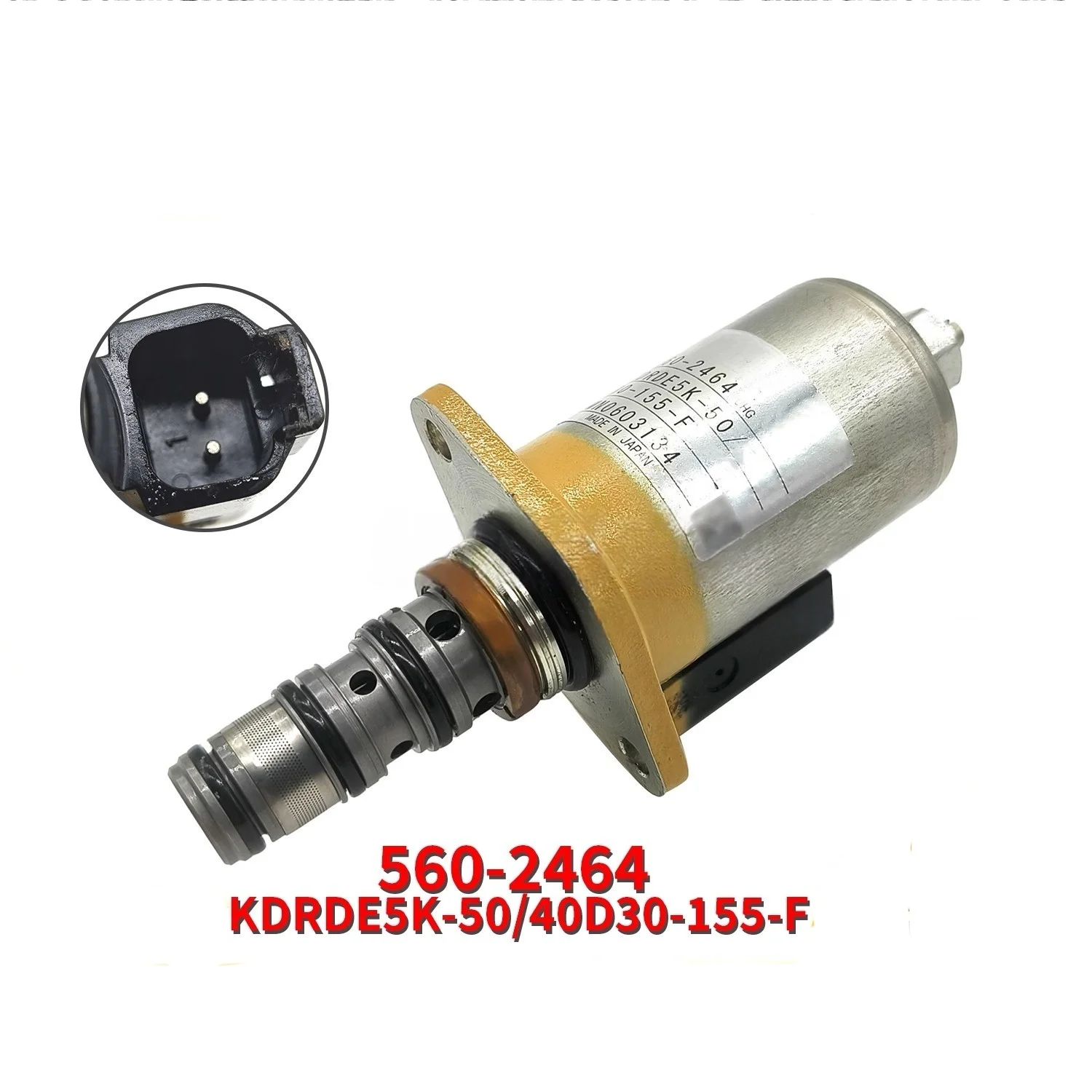 560-2464 New Rotary Pump Distributor Proportional Solenoid Valve for Caterpillar 349F and 374F Excavators