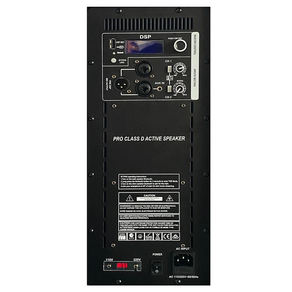 ACC Pro Audio AC24 High Power RMS 2* 800W patent Modular Design Portable detachable Active Column Speakers sound box PA System