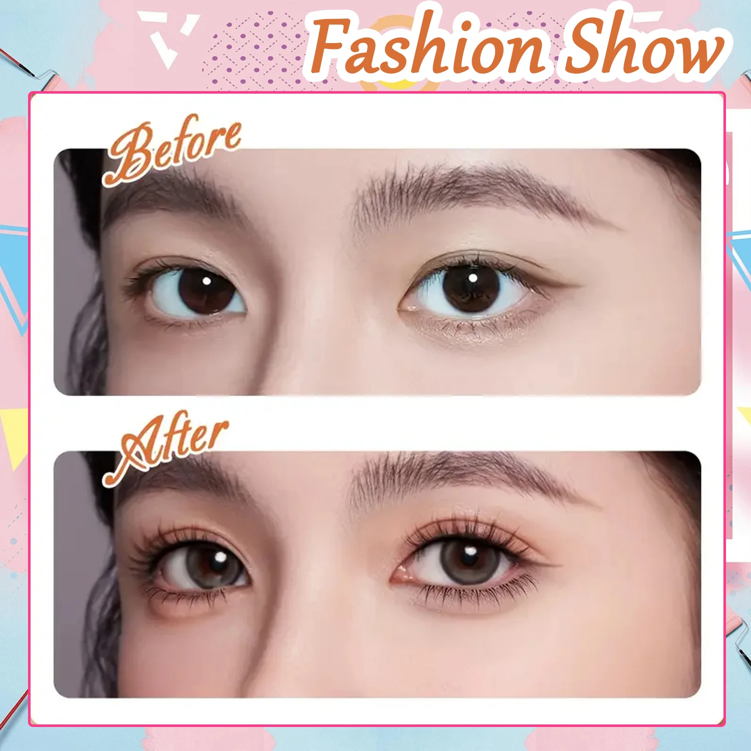 Self Adhesive Bottom Lashes No Glue Needed Reusable Under Eyelash Korean / Makeup DIY Individual Manga Lash Clusters