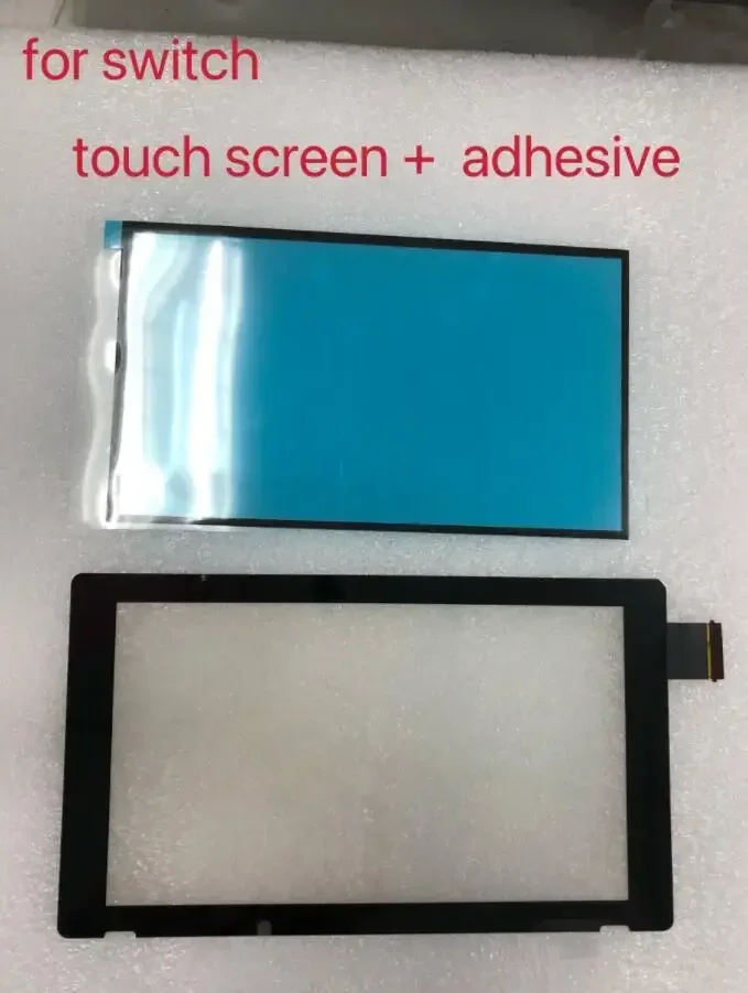 For NS Switch Gamepad LCD Display Touch Screen Assembly Digitizer +free Adhesive Strips Sticker for Nintendo Switch Game Console - Image 4