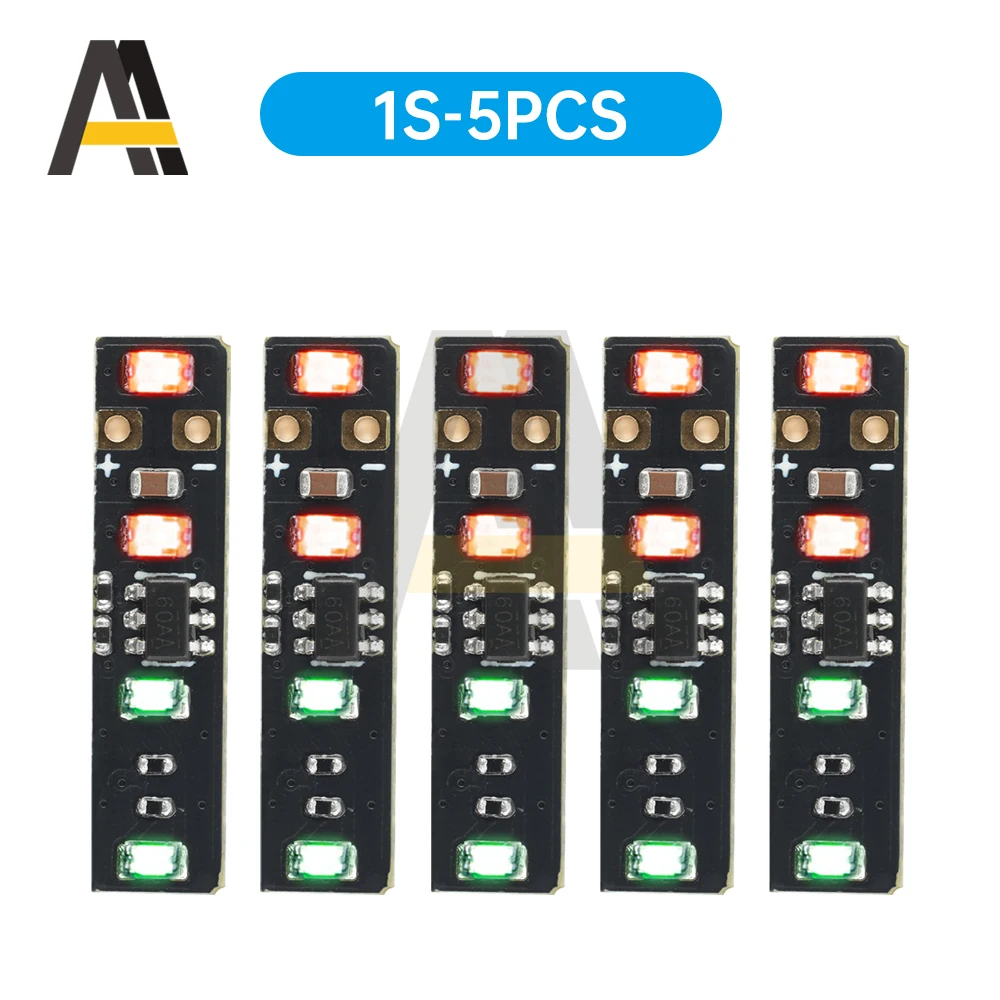 3.7~4.2V Metering Module Mini LED 1 String Ternary Lithium Battery Capacity Board Power Display Module