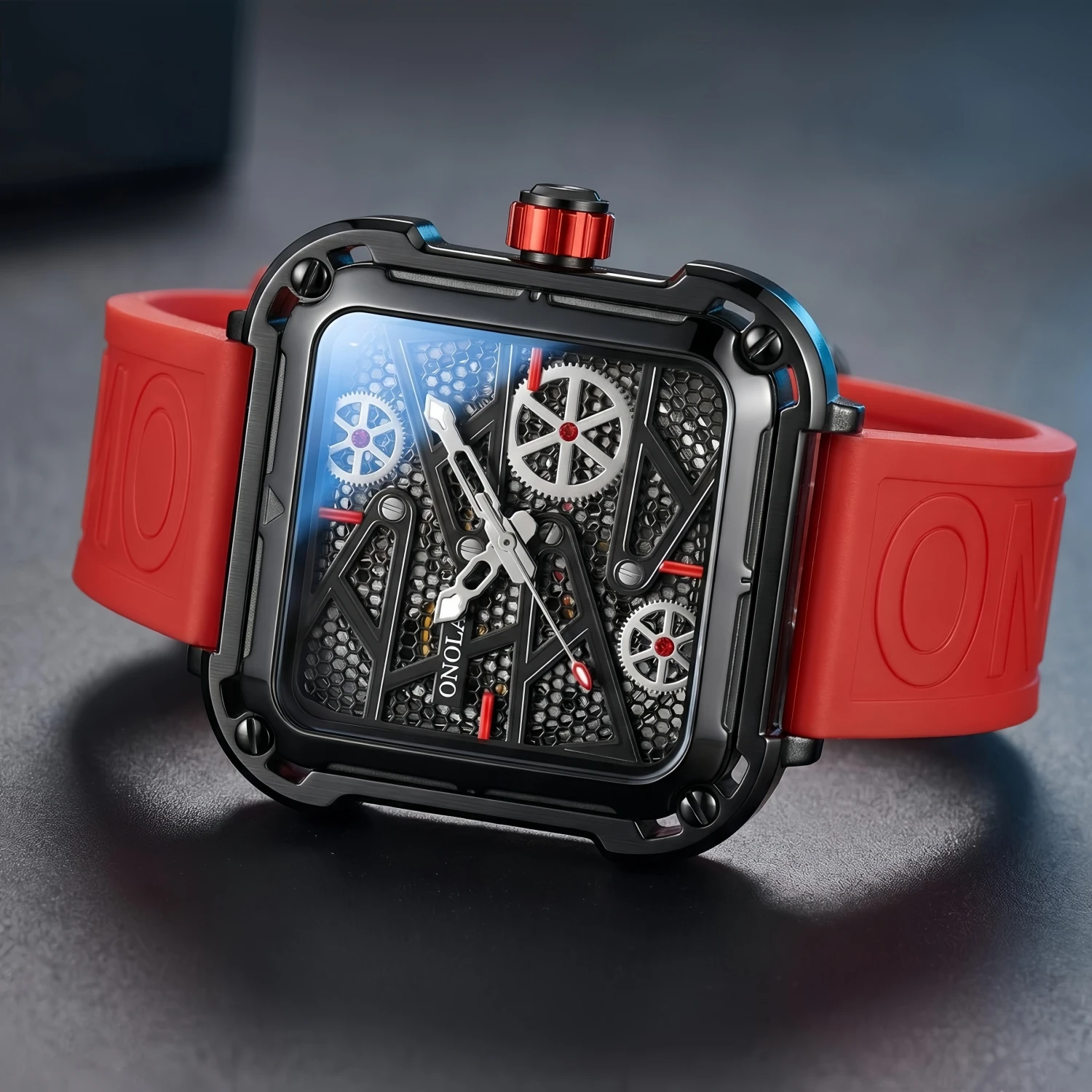 ONOLAWatch Men Skeleton Automa - Luxury Watch Winder ulasan dan harga