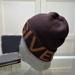 Gorros para hombre, gorro Unisex de melón, gorro de calle de Hip Hop para invierno y otoño, gorro sin ala de punto cálido de Color sólido para hombre y mujer