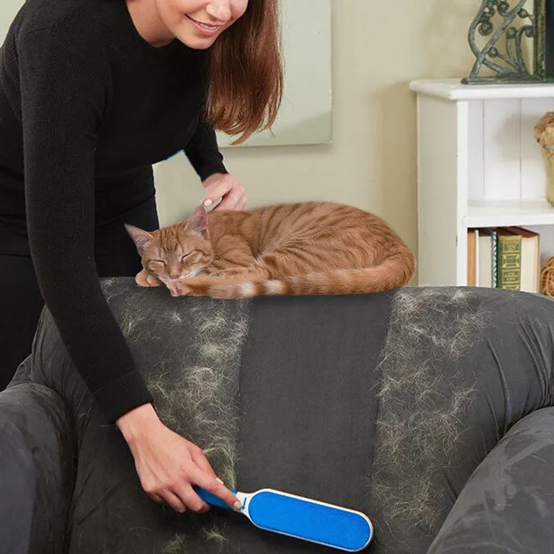 Reusable Lint Remover Brush for Pet Hair Clothing Furniture Sofa Bedding Fabric Shaver Portable Lint Cleaner for Home and Travel