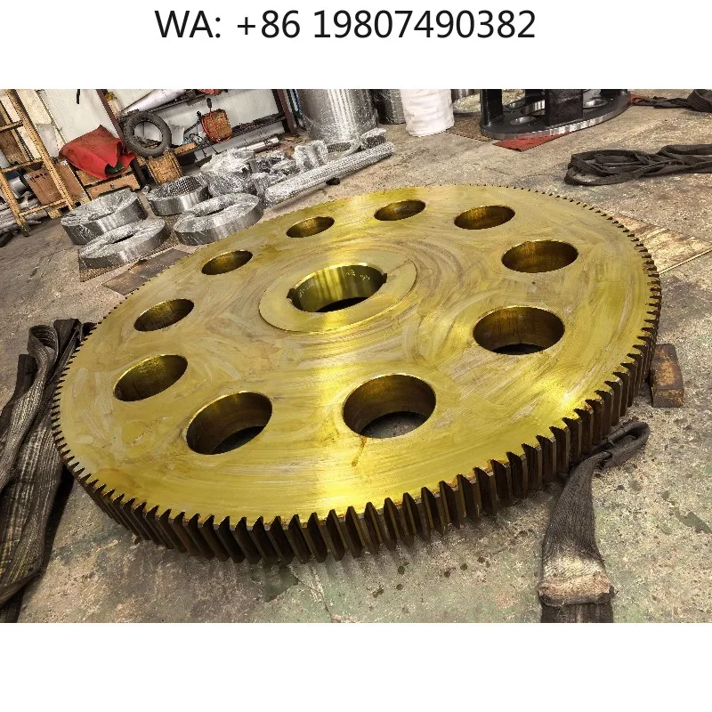 C45 Steel  30T Tooth Quenched Spur Gear, High Hardness Mining Mechanical Parts, Customizable Specification Heavy Duty Transmissi