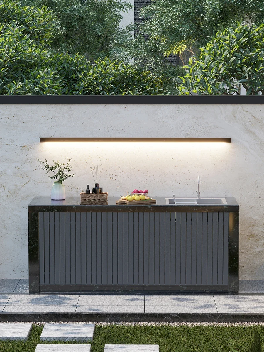 outdoor agricultural machinery washing cabinet courtyard household sink integrated