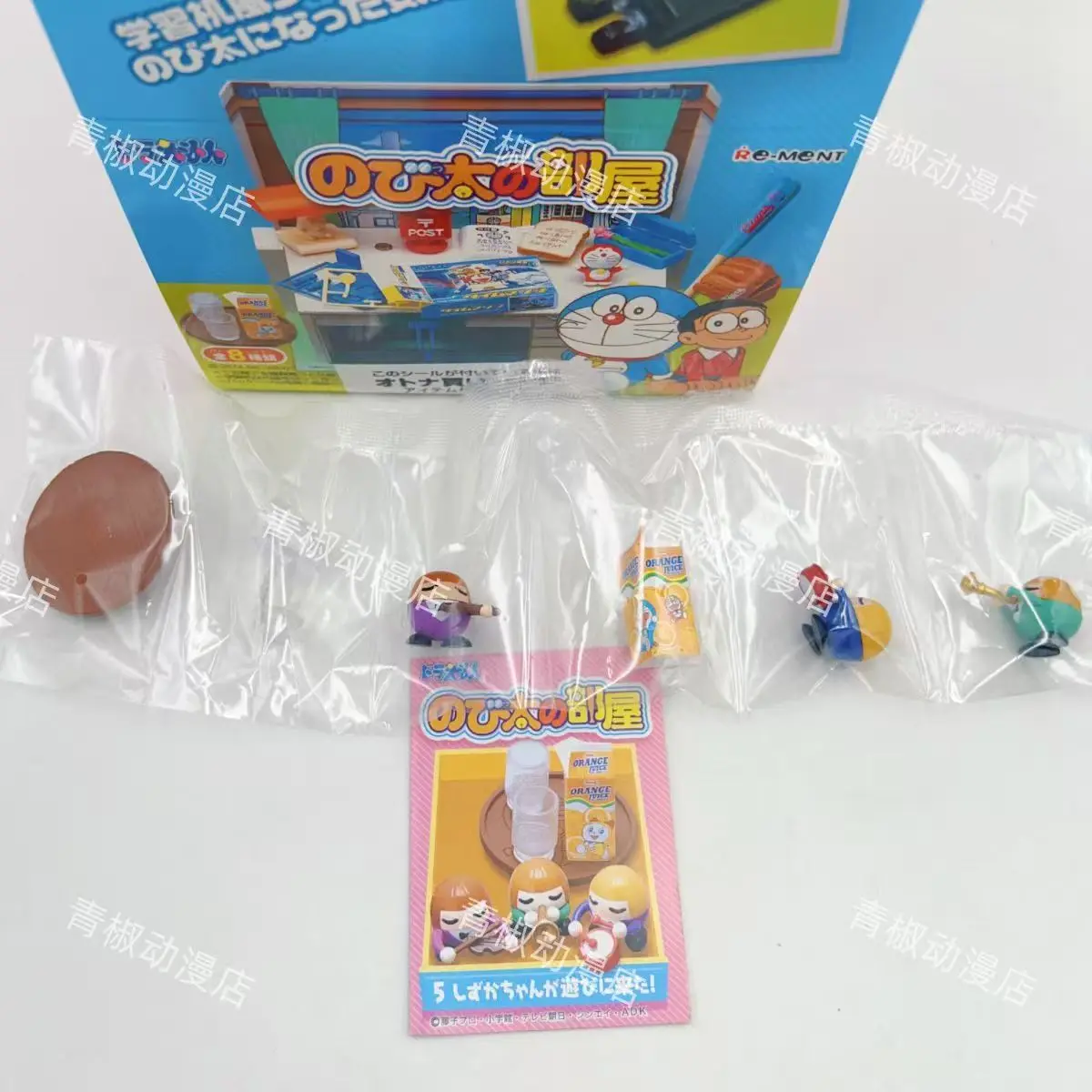 Rement Doraemon Miniature Figure Capsule Toy Blind Box Our Empty Lot Series Nobi Gian Shizuka Suneo Anime Figure Desk Decoration - view 3