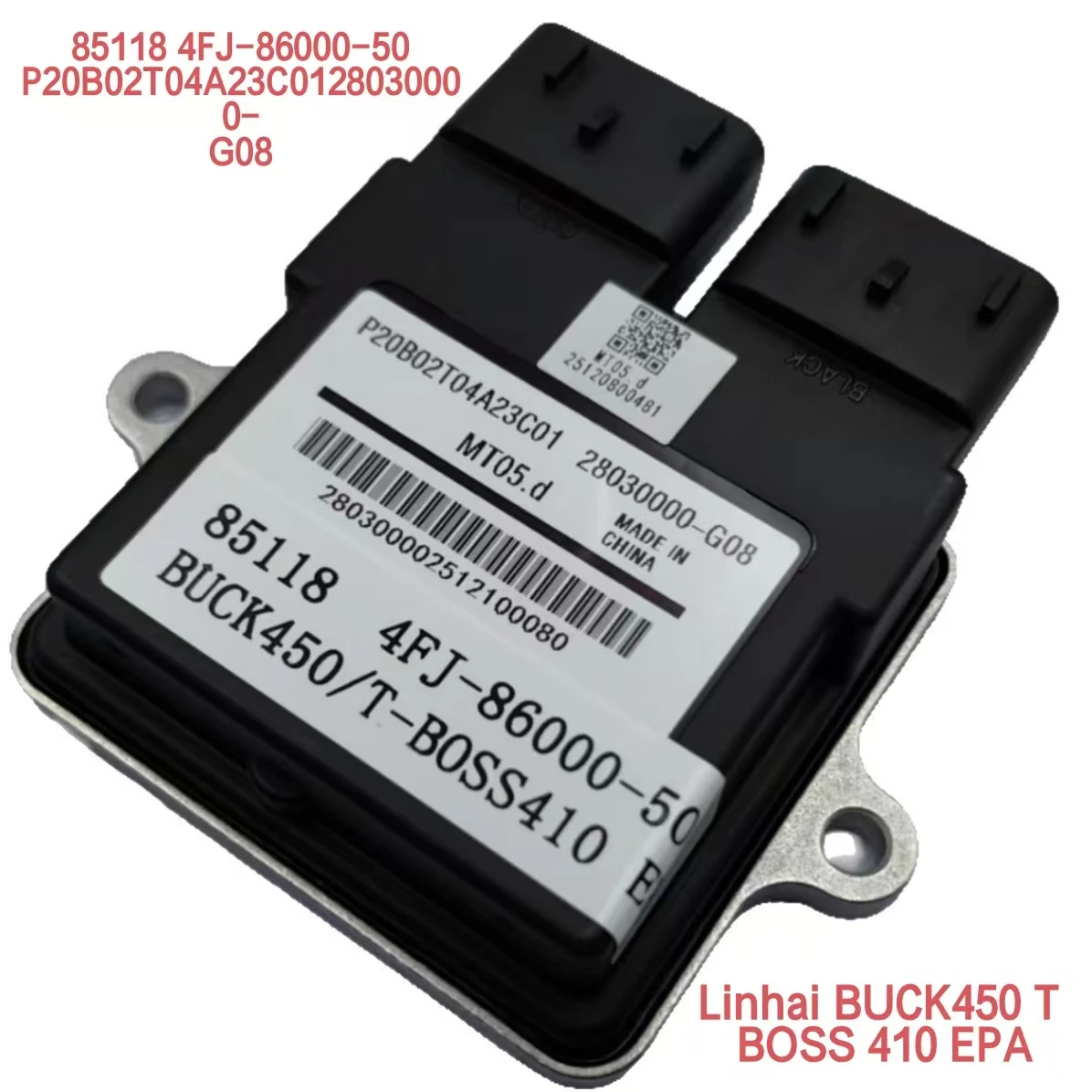 ECU Controller Fit for Linhai BUCK450 T-BOSS410 EPA 85118 4FJ-86000-50 P20B02T04A23C0128030000- G08