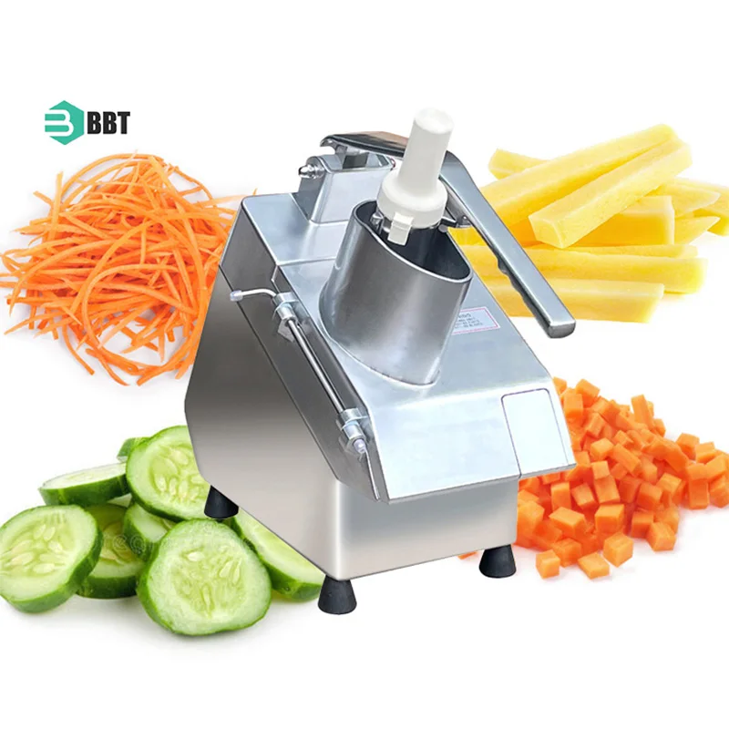 Commercial Small Multifunction Electric Vegetable Cutter Kitchen Slicer Tool Stainless Steel Vegetable Cutter Machine