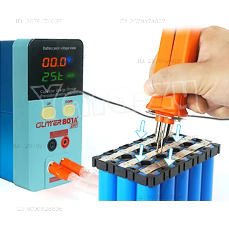 

Аппарат для точечной сварки 801A+ для стыковой сварки нержавеющей стали/латуни/титана с фиксированным соединением 0,3 мм