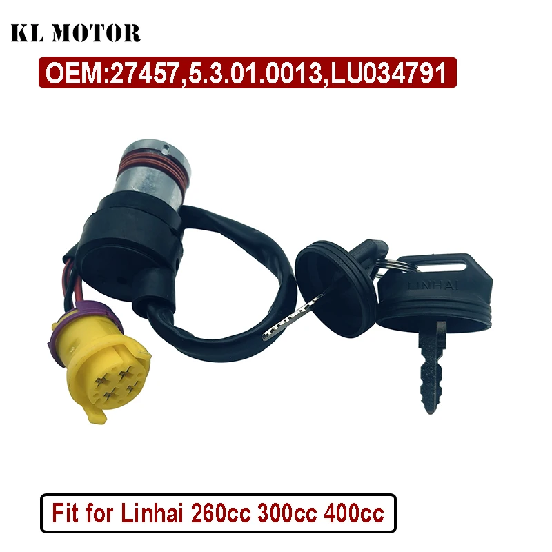 

Original linhai 300 Ignition Switch With Key Waterproof For Linhai 260 300 400 ATV 30110 27457