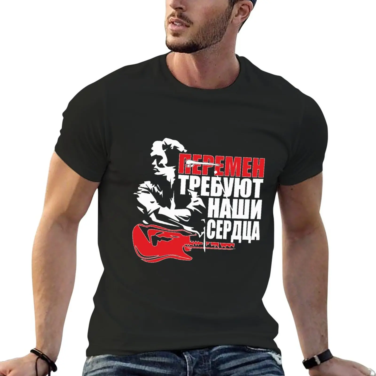 

New Viktor Tsoi T-Shirt Short t-shirt T-shirt short men graphic t shirts