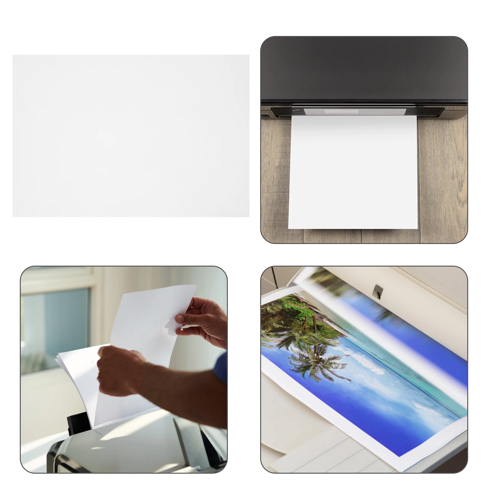 

Waterproof Label Paper Printer Sticker Adhesive Matte Sheets Printable for DIY Crafts Luggage Laptop Notebooks File Folder