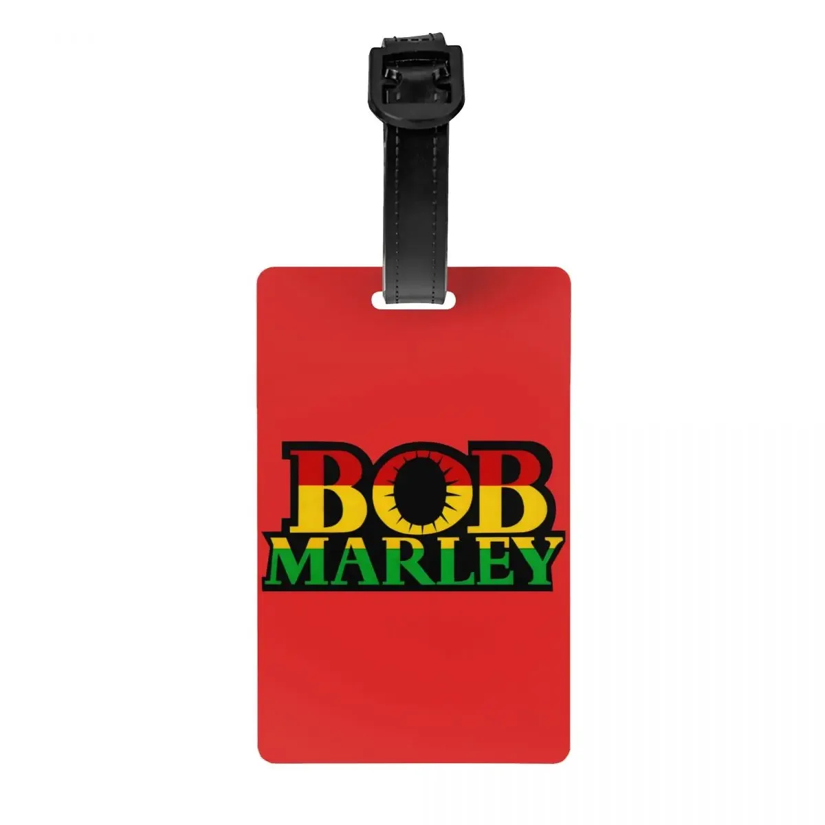 

Jamaica Singer Reggae Rock Bob Marley Luggage Tag Suitcase Baggage Privacy Cover ID Label