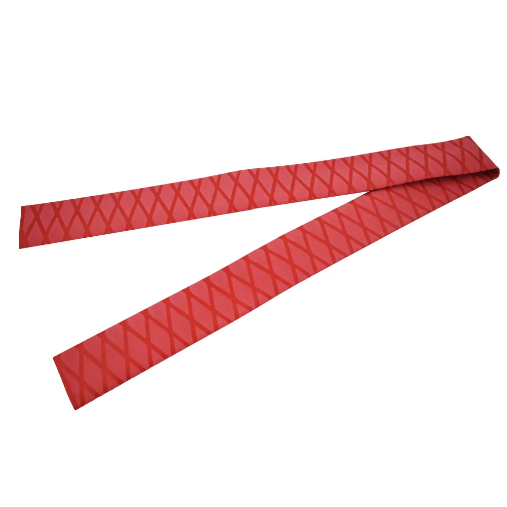 Tubo termorestringente rosso lunghezza 39 pollici diametro 40 mm Tubo a X avvolto adatto per canna da pesca, tubo per attrezzature fitness