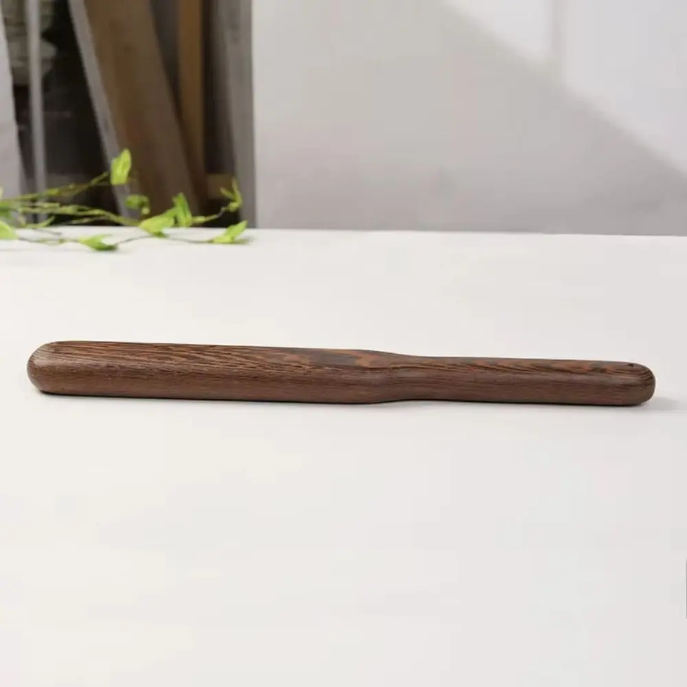 Solid Wood Guasha Wood Stick Handheld Long Handle Wooden Scraping Tools Comfortable Grip Myofascial Release