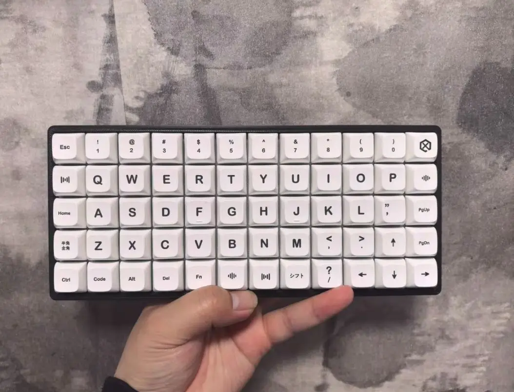 Planck50 Mini Wireless Keyboard Kit Tri-mode Customized Via RGB Hot Swap Gaming Mechanical Keyboard Analogue Mouse PC Gamer