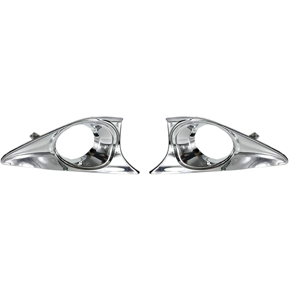 Car Hoping Front Bumper Fog Light Cover for TOYOTA CAMRY 2012 2013 2014 ABS Chrome Fog Lamp Hood 