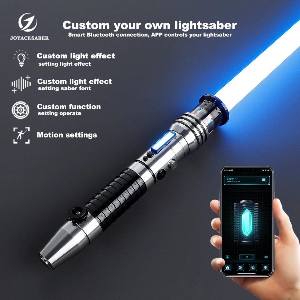 Pixel Lightsaber Nari Light Saber Jedi Laser Sword Heavy Dueling Neopixel Metal Handle Cosplay Luminous Xenopixel Sabers Toys