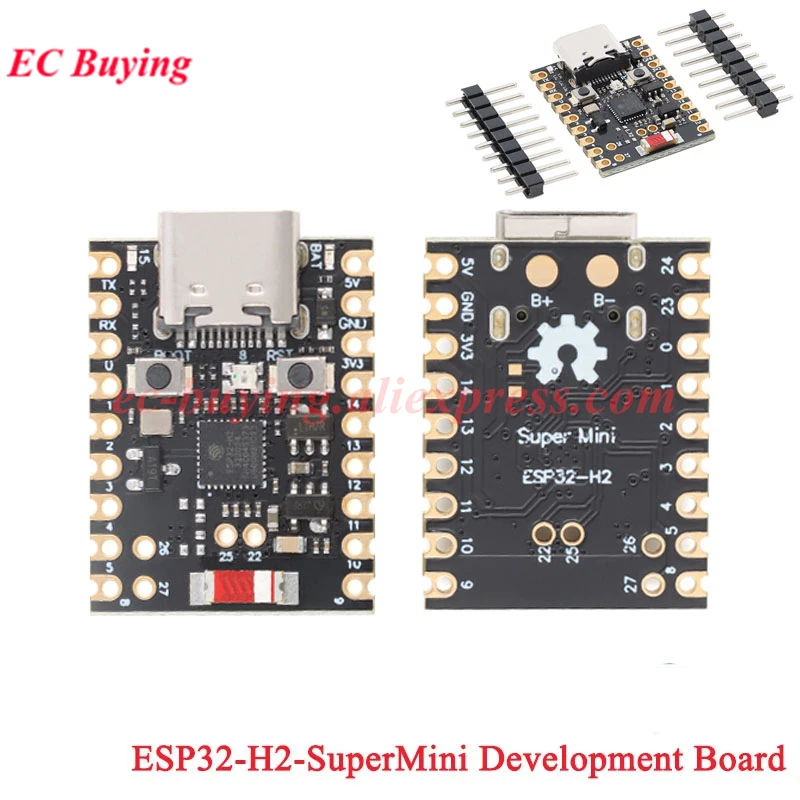 1-10 Stück ESP32-C3 ESP32C3 ESP32C6 C6 S3 H2 PRO Mini SuperMini Wi-Fi Ble Programmier-Lern-Entwicklungsboard Modul ESP32C3FN4 – Detail 14