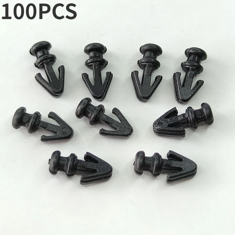 100Pcs Car Door Seal Sill Sealing Strip Clips Lower Weatherstrip Fastener Rivet For Ford focus Mondeo transit fusion kuga