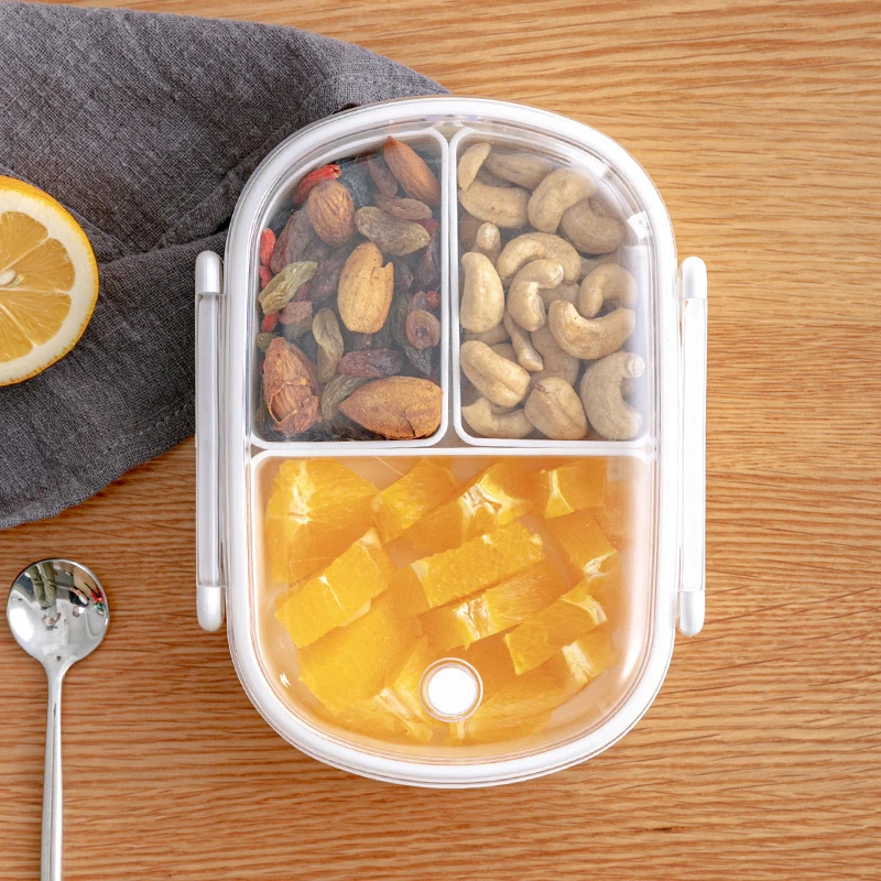 Portable 2/3 Compartments Bento Boxes Microwave Food Storage Container Lunchbox Storage Container Children School Bento Box