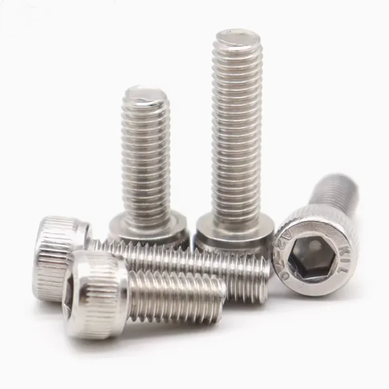 Long M4 M5 M6 M8 M10 Socket Cap Screws Stainless Steel Hex Allen Key Bolts