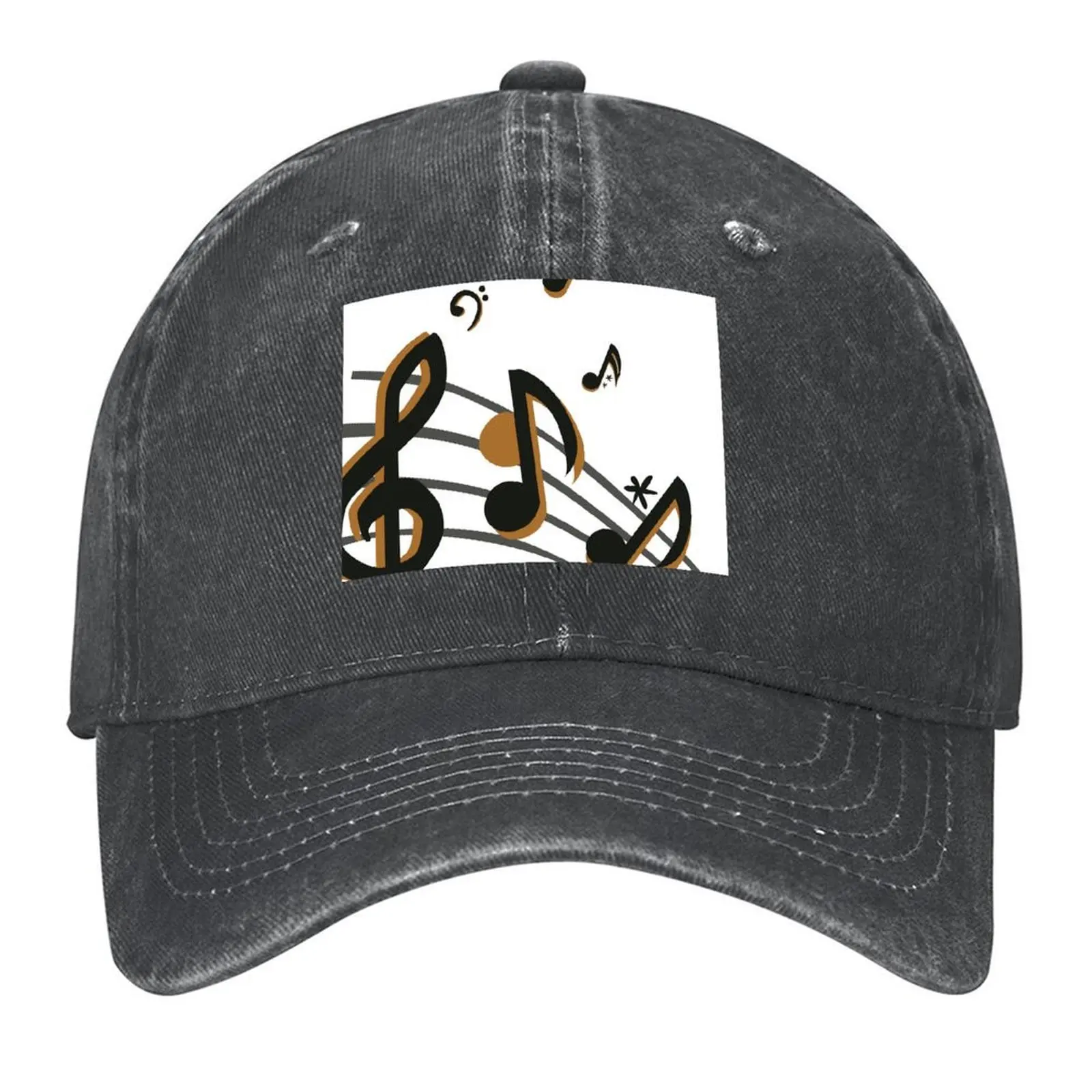 

music tshirt Baseball Cap Sunhat Beach Outing Beach Rugby For Man Women's