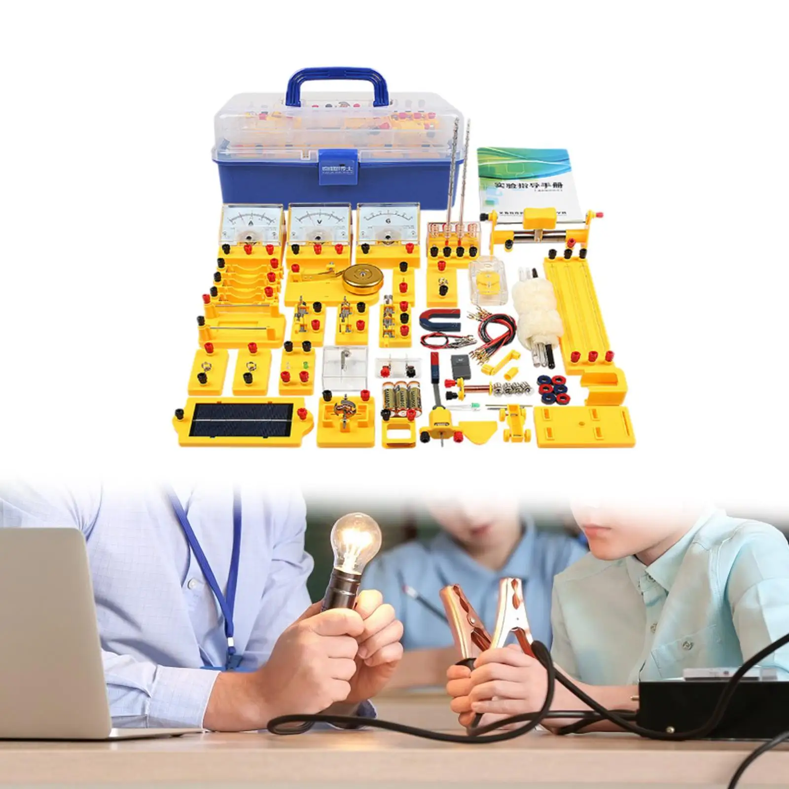 

Electricity Circuit Experiment Set Electromagnetism Teaching Prop Educational