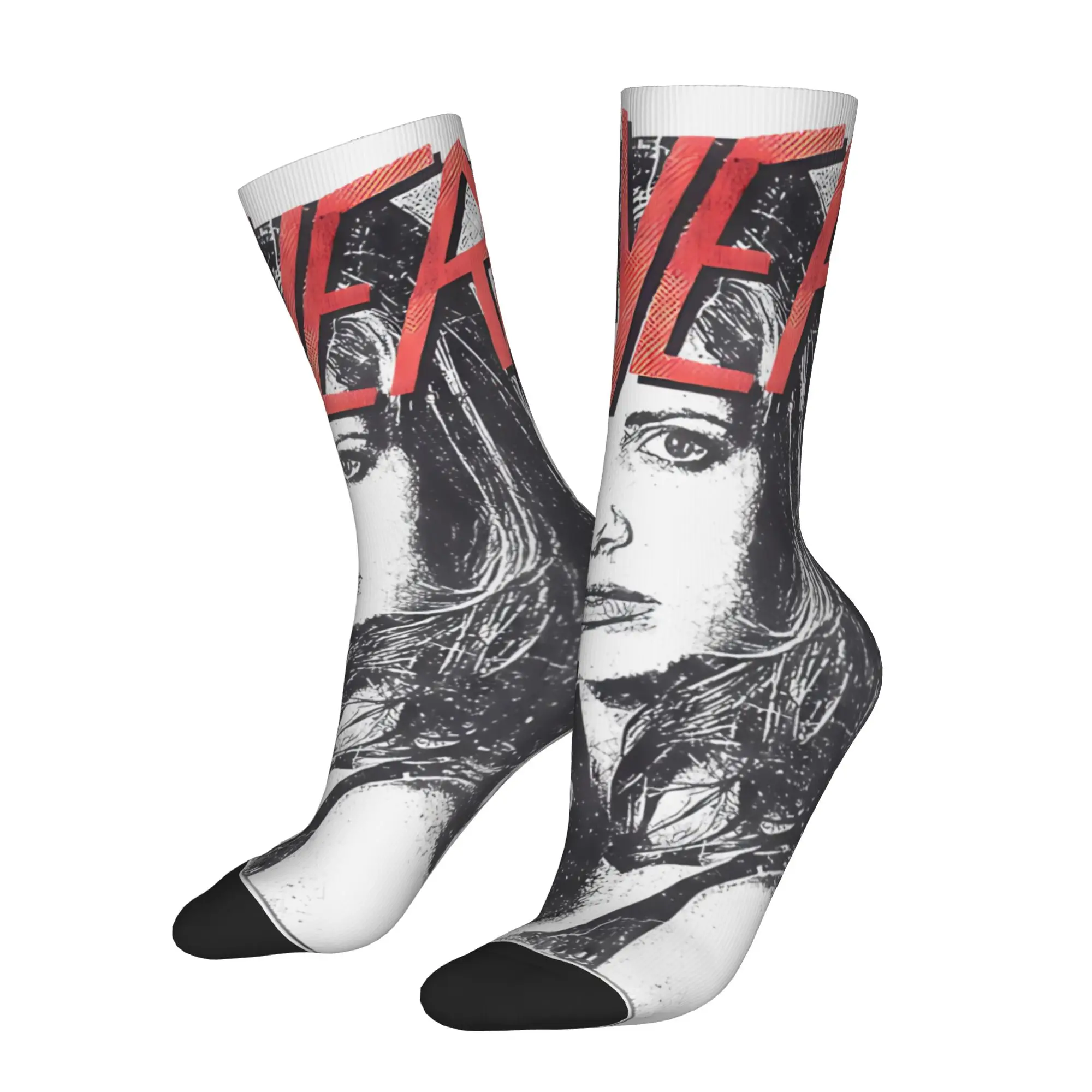 Crazy Design Buffy the Vampire Slayer Skateboard Socks  Polyester Long Socks for Unisex Sweat Absorbing