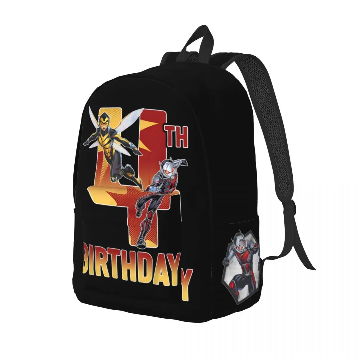 Hiking Marvel Limited Edition Sturdy Shoulder Vintage Ant-Man Knapsack For Women Daypack Birthday